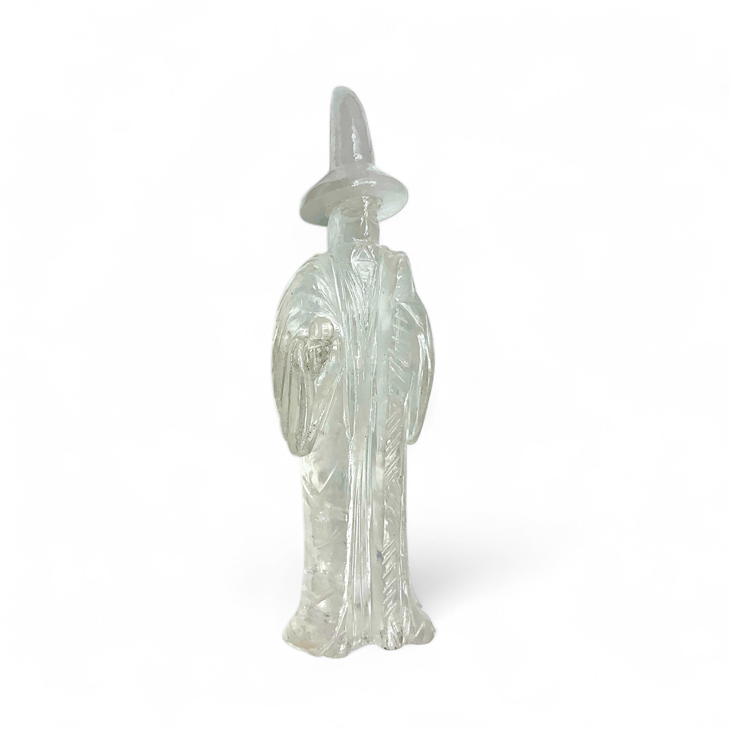 Lemurian Wizard Carving $300